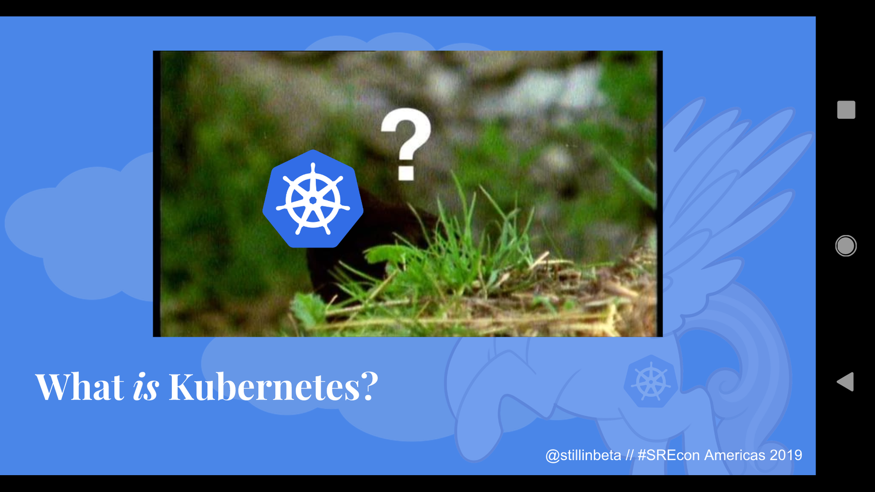 the what are birds meme with the bird replaced with a kubernetes logo