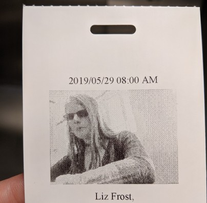 a grainy, black-and-white photo of me in sunglasses