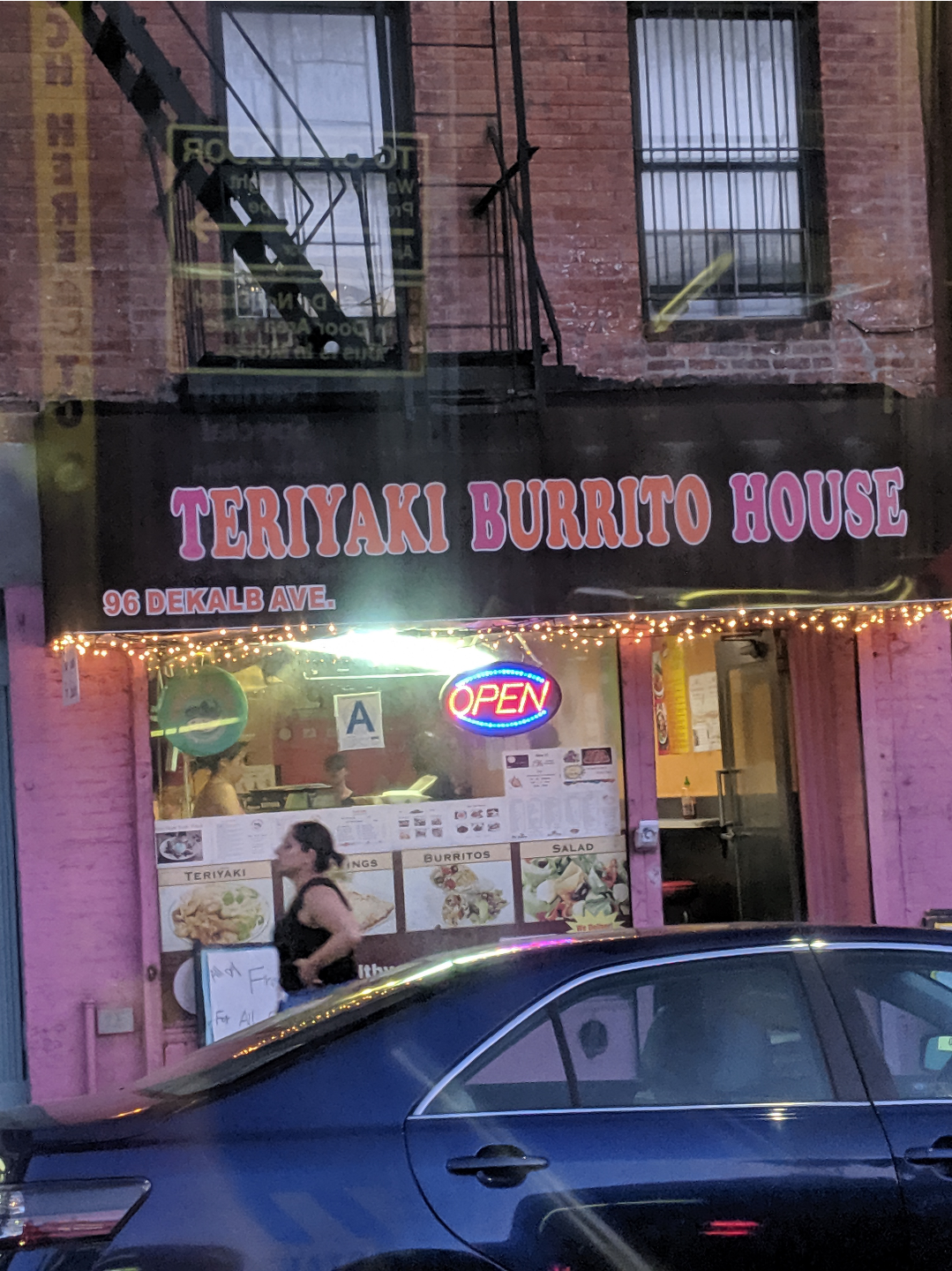 a restaurant called Teriyaki Burrito House