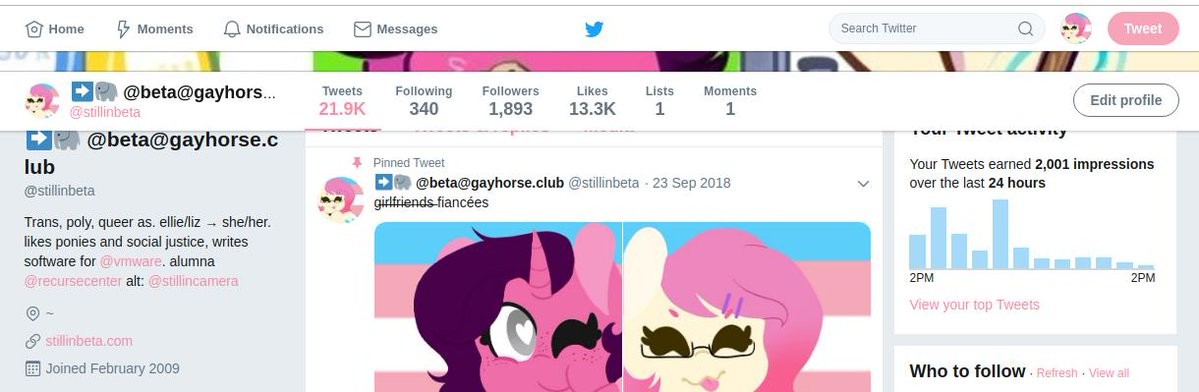 A screenshot of Old Twitter
