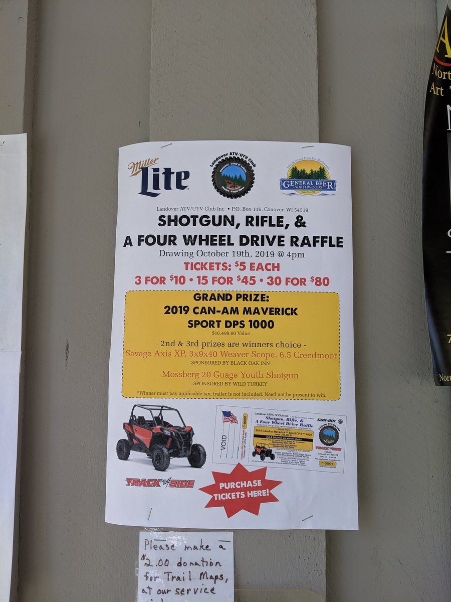 Shotgun, Rifle, and a Four Wheel Drive Raffle