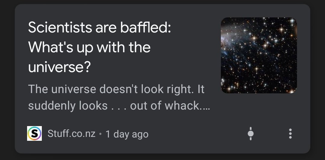 Scientists baffled, what's up with the universe