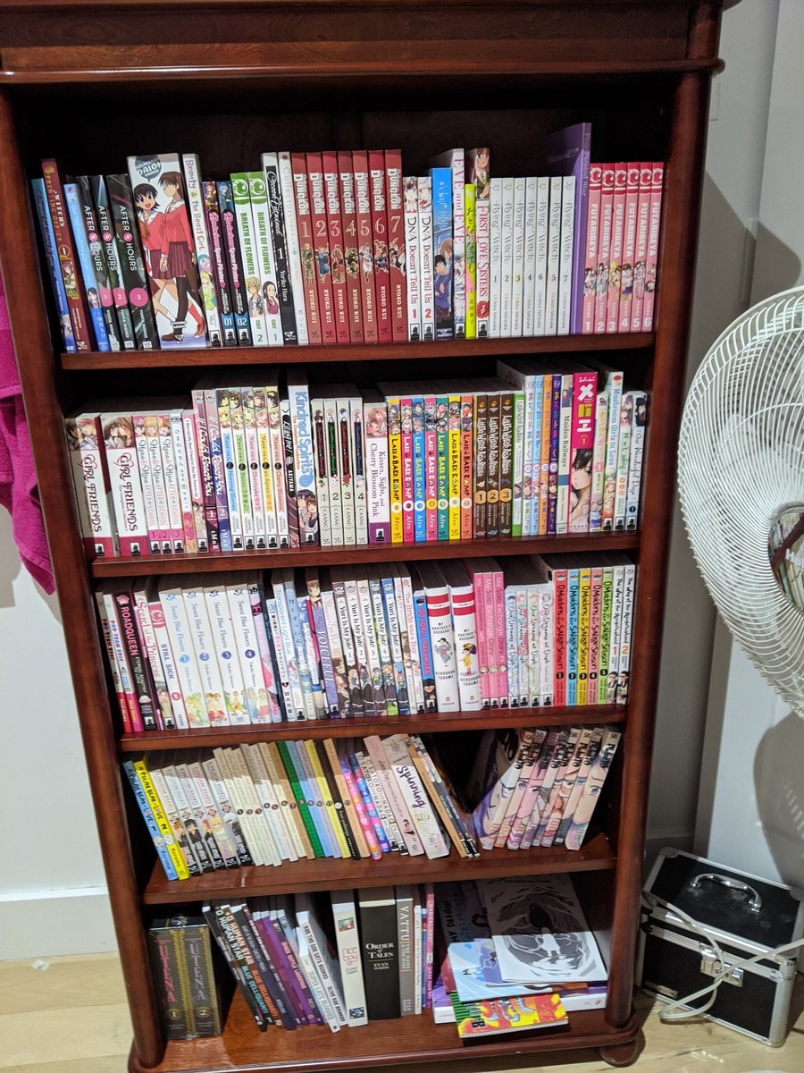 A giant large full of manga